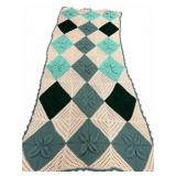 3 D Flower & Leaf Motif Afagahn