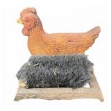 Cast Iron Hen Boot Scraper