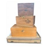 Cigar Boxes & Recipe Box