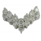Platinum 1.06 ct Natural Brilliant Diamond Ring