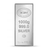 1 Kilo Silver Bar - Brand Varies