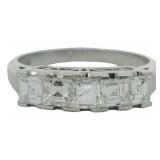 Platinum 1.00 ct Natural VS Diamond Ring