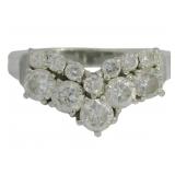 Platinum 1.19 ct Natural Brilliant Diamond Ring
