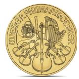 1/10 oz Austrian Philharmonic Gold Coin - Varies