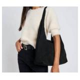 Moda Luxe Black  Amber Hobo Bag - NWT