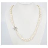 Chanel Coco Mark Pearl Necklace