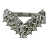 Platinum 1.00 ct Natural Diamond Ring