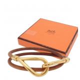 Hermes Jumbo Leather Bracelet