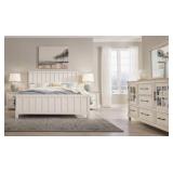 Shaybrock Queen Bed, Mirrored Dresser & Nightstand