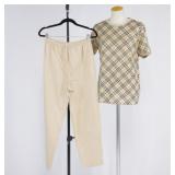 Burberry Unused Check Pajama Set