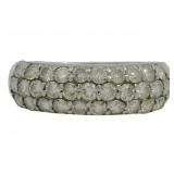 Platinum 1.02 ct Natural Brilliant Diamond Ring