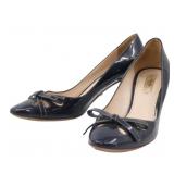 Prada Enamel Ribbon Pumps Size 36 1/2
