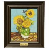 Sunflowers Hand Highlighted by Studio Van Gogh