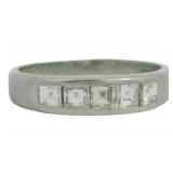 Platinum 3/4 ct Natural Brilliant VS Diamond Ring