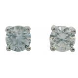 Brilliant 1.00 ct Lab Grown Diamond Stud Earrings