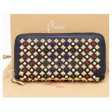 Christian Louboutin Panettone Studded Zippy Wallet