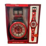 Vintage 36" Tall Coca-Cola Wrist Watch Wall Clock