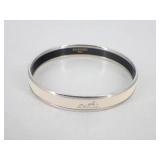 Hermes Enamel Bangle Bracelet