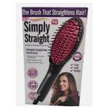 Simply Straight Ceramic Straightening Brush - NEW