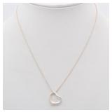 Tiffany & Co. Open Heart Necklace