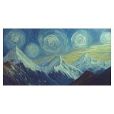 Starry Night Over The Mountains By Van Gogh LTD