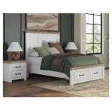 Ashely Savonport Queen Panel Storage Bed ONLY