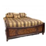 King Spread, Shams, Dust Ruffle & Throw Pillows