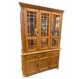 Oak Curio Cabinet