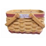 Lined Woven Memories Longaberger Basket