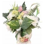 Porcelain Vase Floral Arrangement