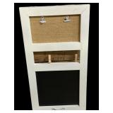 Pair Chalkboard & Clip Board Plaques
