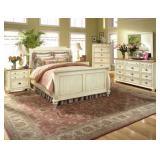 4pc Ashley Q Bed, Dresser, Chest & N/S-Stock Photo