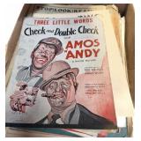 Box Vintage Sheet Music