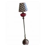 Cranberry Mid Century Floor Lamp