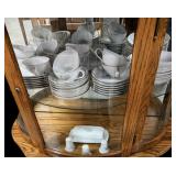 Service Fir 8 Silver Leaf Dish Set