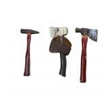 Estate Tools- Chipping Hammer, And Two Hatchets