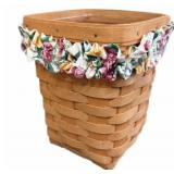 Lined Longaberger Basket