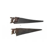 (2) Vintage Hand Saws