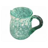 Green & White Splatter Pitcher