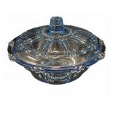 Pale Blue Candy Dish wï¿½ lid