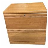 Oak Filing Cabinet w