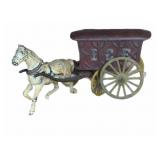 Cast Iron Horse & Ice Buggy