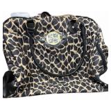 Joy IMAN Roll Around Leopard Suitcase & Bag