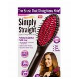 Simply Straight Brush Tgat Straightens Hair