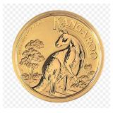 1/10 oz Australian Kangaroo/Nugget Gold Coin