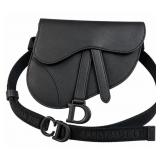 Christian Dior Leather Saddle Belt Bag