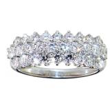 Brilliant 1.55 ct VS Lab Diamond Designer Ring
