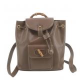 Gucci Bamboo Leather Backpack