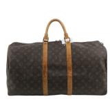 Louis Vuitton Monogram Keepall 55 Boston Bag