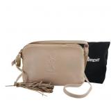 Yves Saint Laurent Cassandre Suede Shoulder Bag